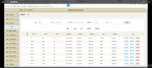 基于SSM Vue疫情防控管理系统的设计与实现